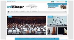 Desktop Screenshot of internationalartsmanager.com